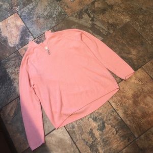 Pink Quarter-Zip Women’s Tradition Sweater